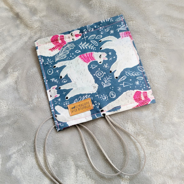 Pochette lama frileux - LA Pochette à marqueurs Originale!