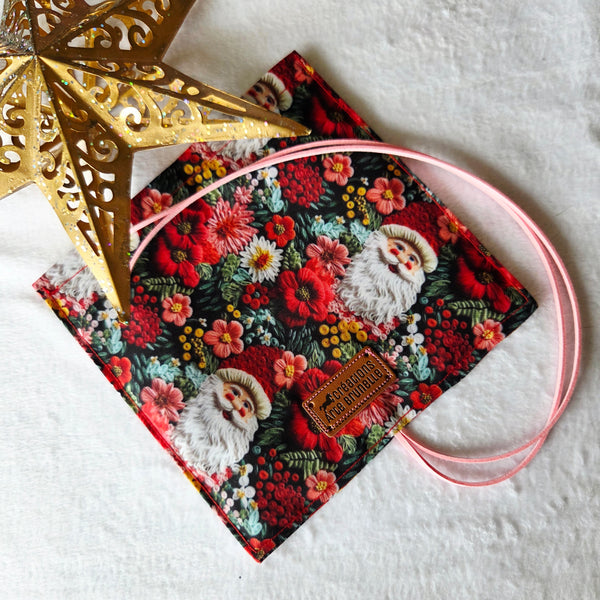 Noël en fleurs ❤️🎅🌸 Pochette à marqueurs Originale!