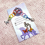 🦋🩵Kaleidoscope🩵🦋 - LA chainette 🌈 Arc-en-ciel Originale!