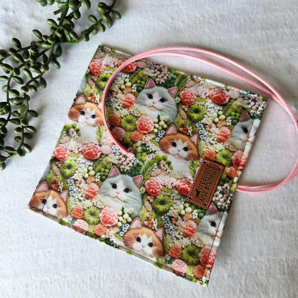 Chats en fleurs 🐱🌺 Pochette à marqueurs Originale!