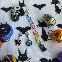 Spookat! 🐈‍⬛ Chainette MINIE 🌈  Arc-en-ciel Originale!