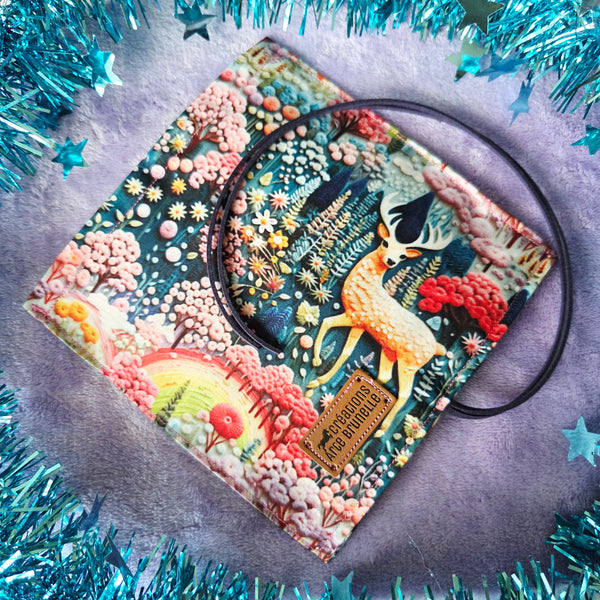 Le cerf majestueux 🦌 Pochette à marqueurs Originale!
