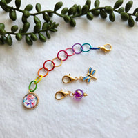 Chainette Reine des Libélulles - LA chainette 🌈 Arc-en-ciel Originale!
