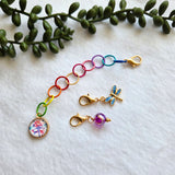 Chainette Reine des Libélulles - LA chainette 🌈 Arc-en-ciel Originale!