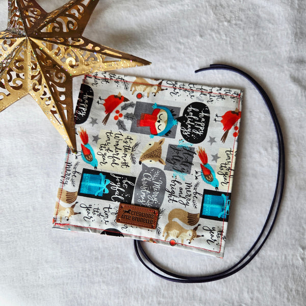 Holly Jolly! 🦉🎁 Pochette à marqueurs Originale!