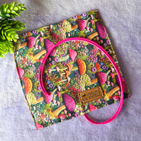 Champignons magiques! 🍄💜✨️Pochette à marqueurs Originale!
